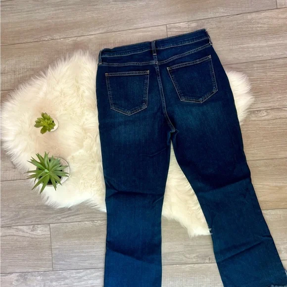 GAP |  Kick Fit High Rise Blue Jeans Straight Leg Long (32/14L) - Picture 2 of 6